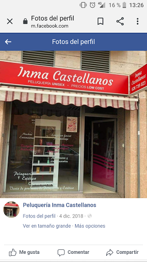 Inma Castellanos peluquería en Miguelturra