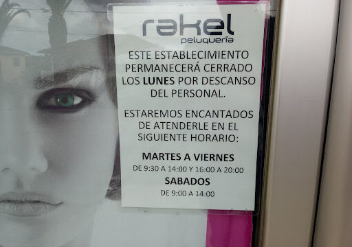 Rakel Peluqueria – Carral