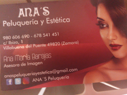 Peluqueria y Estetica Ana Barajas en Villabuena del Puente